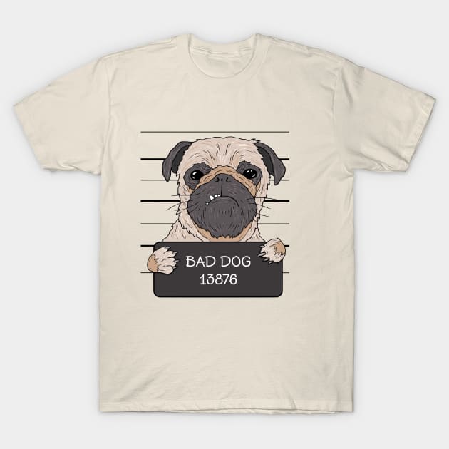 BAD DOG T-Shirt by Jackies FEC Store